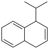 1,4,4a,7-Tetrahydro-1-isopropylnaphthalene Structure