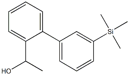 1-(3'-Trimethylsilylbiphenyl-2-yl)ethanol Structure