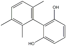 2-(2,3,6-Trimethylphenyl)benzene-1,3-diol 구조식 이미지