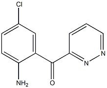 [2-Amino-5-chlorophenyl](pyridazin-3-yl)methanone 구조식 이미지