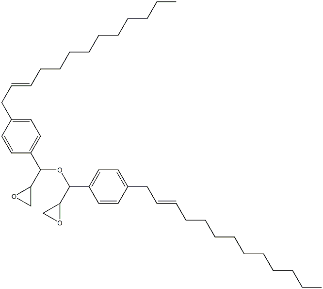 4-(2-Tridecenyl)phenylglycidyl ether Structure