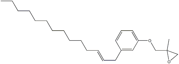 3-(2-Tetradecenyl)phenyl 2-methylglycidyl ether Structure