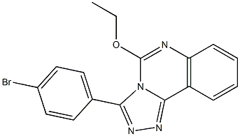 3-(4-Bromophenyl)-5-ethoxy-1,2,4-triazolo[4,3-c]quinazoline Structure