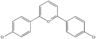 2,6-Bis(4-chlorophenyl)pyrylium 구조식 이미지
