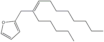 2-[(E)-2-Pentyl-2-decenyl]furan 구조식 이미지