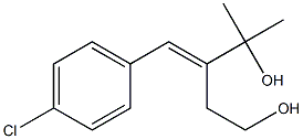 3-(4-Chlorophenyl)methylene-2-methylpentane-2,5-diol 구조식 이미지