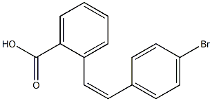 (Z)-4'-Bromostilbene-2-carboxylic acid 구조식 이미지