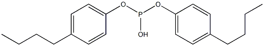 Phosphorous acid di(4-butylphenyl) ester Structure