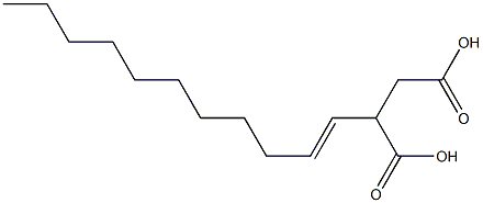 3-Tridecene-1,2-dicarboxylic acid Structure