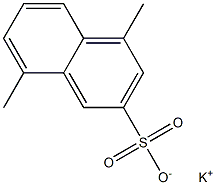 4,8-Dimethyl-2-naphthalenesulfonic acid potassium salt 구조식 이미지