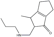 3,4,5,6-Tetrahydro-3-methyl-2-[(propylamino)methyl]pentalen-1(2H)-one 구조식 이미지