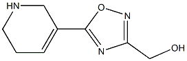 3-Hydroxymethyl-5-[(1,2,5,6-tetrahydropyridin)-3-yl]-1,2,4-oxadiazole 구조식 이미지