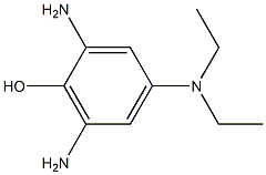 2,6-Diamino-4-(diethylamino)phenol 구조식 이미지