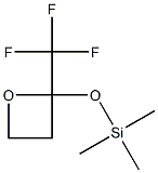 2-(Trifluoromethyl)-2-(trimethylsiloxy)oxetane Structure