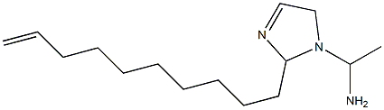 1-(1-Aminoethyl)-2-(9-decenyl)-3-imidazoline 구조식 이미지