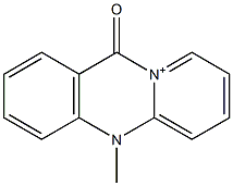 5-Methyl-11-oxo-11H-pyrido[2,1-b]quinazolin-10-ium 구조식 이미지