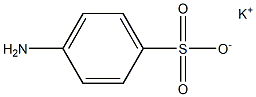 4-Aminiobenzenesulfonic acid potassium salt Structure