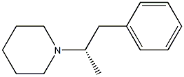 1-[(S)-1-Methyl-2-phenylethyl]piperidine 구조식 이미지