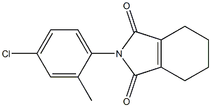 N-[2-Methyl-4-chlorophenyl]-3,4,5,6-tetrahydrophthalimide Structure