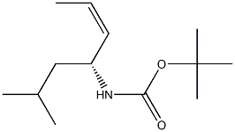 (R,Z)-N-(tert-Butoxycarbonyl)-6-methyl-2-hepten-4-amine 구조식 이미지