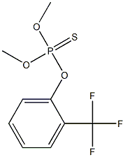 Thiophosphoric acid O,O-dimethyl O-[o-(trifluoromethyl)phenyl] ester Structure