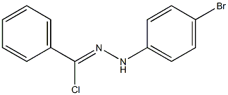 1-(4-Bromophenyl)-2-(chlorophenylmethylene)hydrazine Structure