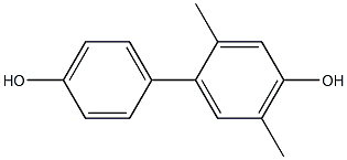 2,5-Dimethyl-1,1'-biphenyl-4,4'-diol Structure