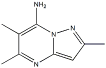 2,5,6-Trimethylpyrazolo[1,5-a]pyrimidin-7-amine Structure