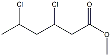 3,5-Dichlorocaproic acid methyl ester Structure