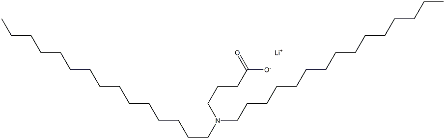 4-(Dipentadecylamino)butyric acid lithium salt 구조식 이미지