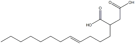 6-Tetradecene-1,2-dicarboxylic acid 구조식 이미지