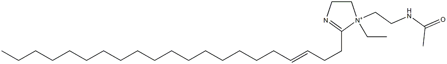 1-[2-(Acetylamino)ethyl]-1-ethyl-2-(3-henicosenyl)-2-imidazoline-1-ium 구조식 이미지