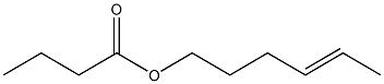 Butyric acid 4-hexenyl ester Structure