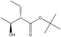 (2S,3S)-2-Ethyl-3-hydroxybutyric acid tert-butyl ester 구조식 이미지