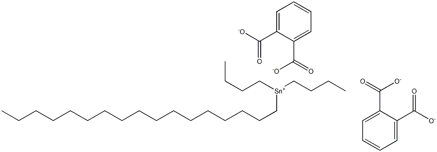 Bis(phthalic acid 1-heptadecyl)dibutyltin(IV) salt 구조식 이미지