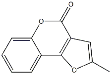 2-Methyl-4H-furo[3,2-c][1]benzopyran-4-one Structure