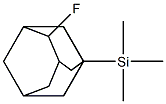 1-(Trimethylsilyl)-4-fluoroadamantane 구조식 이미지