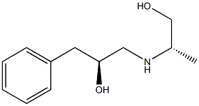 (2S)-3-Phenyl-N-[(1S)-2-hydroxy-1-methylethyl]-2-hydroxy-1-propanamine Structure