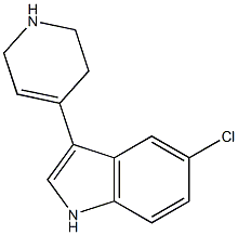 3-[(1,2,3,6-Tetrahydropyridin)-4-yl]-5-chloro-1H-indole 구조식 이미지