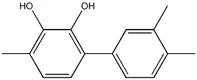 6-Methyl-3-(3,4-dimethylphenyl)benzene-1,2-diol 구조식 이미지