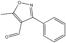 3-Phenyl-5-methylisoxazole-4-carbaldehyde Structure