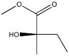 (R)-2-Hydroxy-2-methylbutanoic acid methyl ester 구조식 이미지