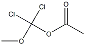 Acetic acid methoxydichloromethyl ester Structure