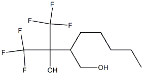 1,1-Bis(trifluoromethyl)-2-pentyl-1,3-propanediol Structure