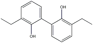 3,3'-Diethyl-1,1'-biphenyl-2,2'-diol Structure