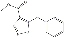5-Benzylisoxazole-4-carboxylic acid methyl ester 구조식 이미지