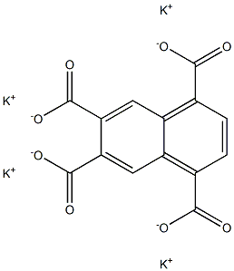 1,4,6,7-Naphthalenetetracarboxylic acid tetrapotassium salt Structure