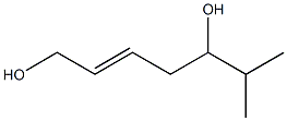 (E)-6-Methyl-2-heptene-1,5-diol Structure