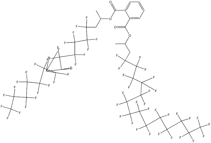 Phthalic acid di[2-(nonacosafluorotetradecyl)-1-methylethyl] ester Structure