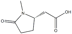 (2S)-1-Methyl-5-oxo-2-pyrrolidineacetic acid 구조식 이미지